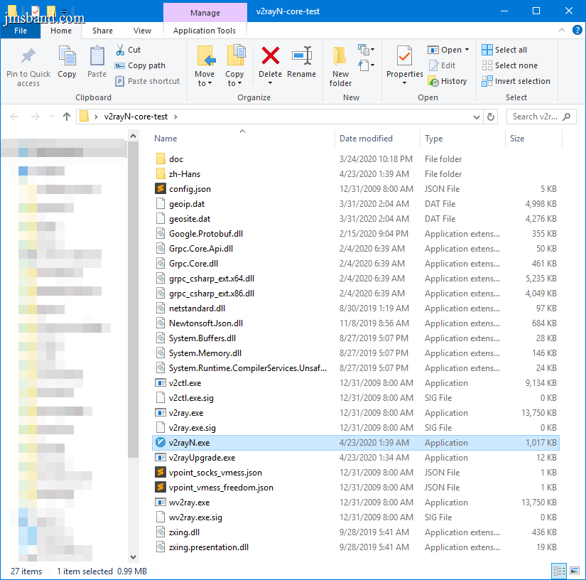 Launching V2RayN on Windows
